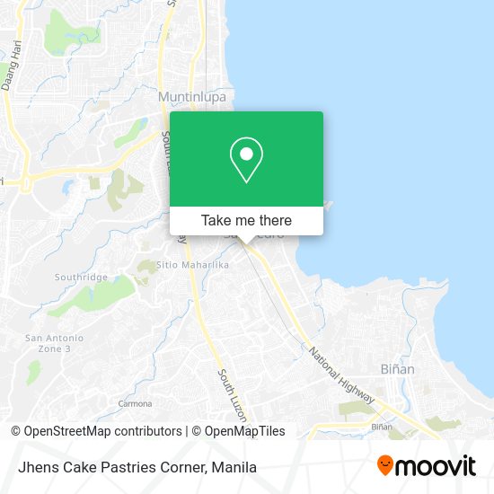 Jhens Cake Pastries Corner map