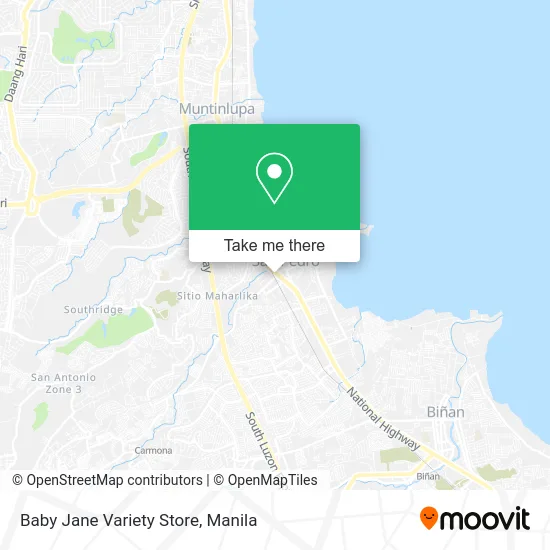 Baby Jane Variety Store map