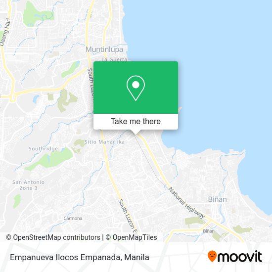 Empanueva Ilocos Empanada map