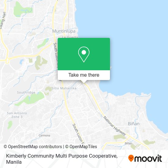 Kimberly Community Multi Purpose Cooperative map