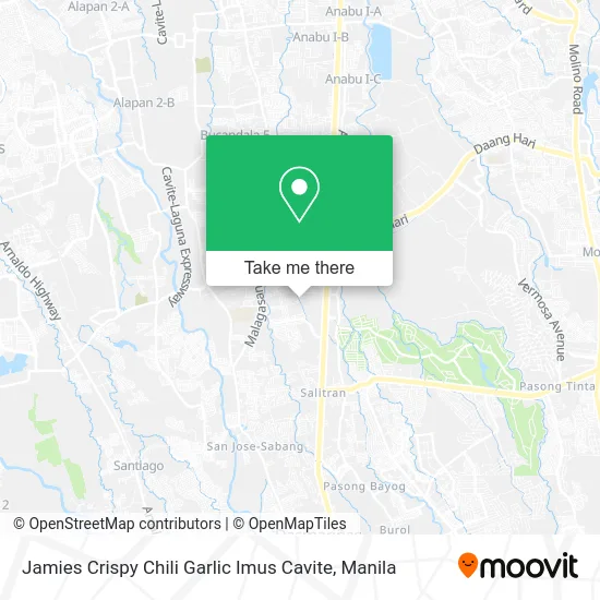 Jamies Crispy Chili Garlic Imus Cavite map