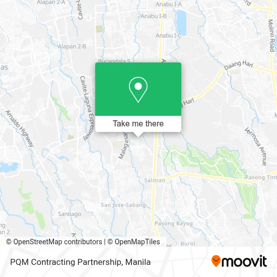 PQM Contracting Partnership map