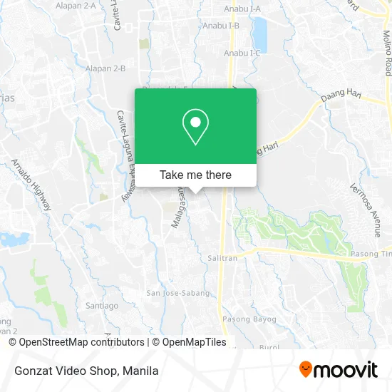 Gonzat Video Shop map