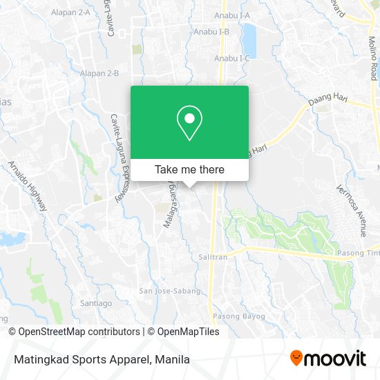 Matingkad Sports Apparel map