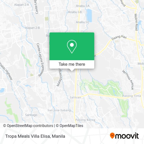 Tropa Meals Villa Elisa map