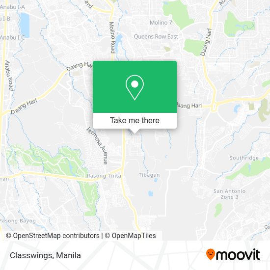 Classwings map