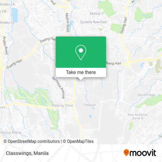 Classwings map