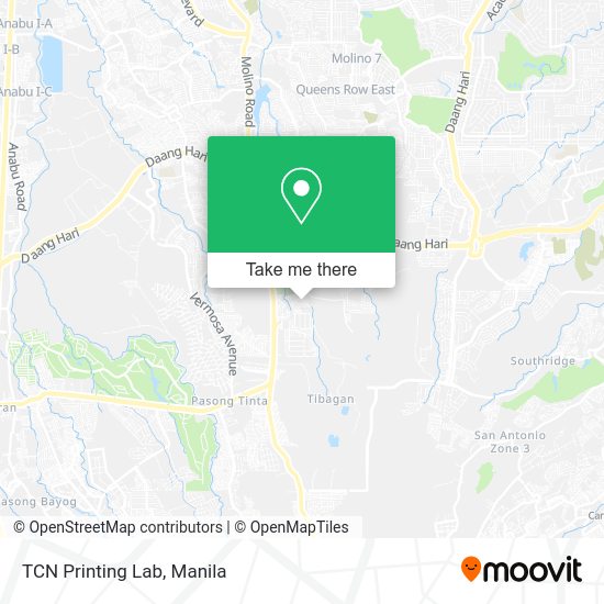 TCN Printing Lab map