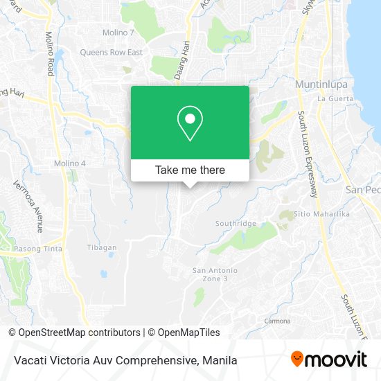 Vacati Victoria Auv Comprehensive map