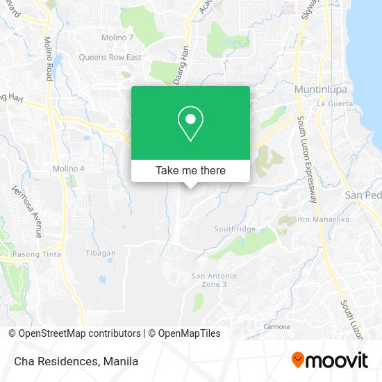 Cha Residences map