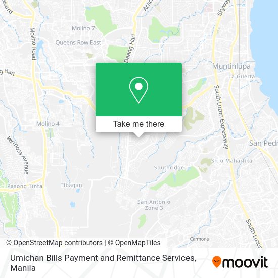 Umichan Bills Payment and Remittance Services map