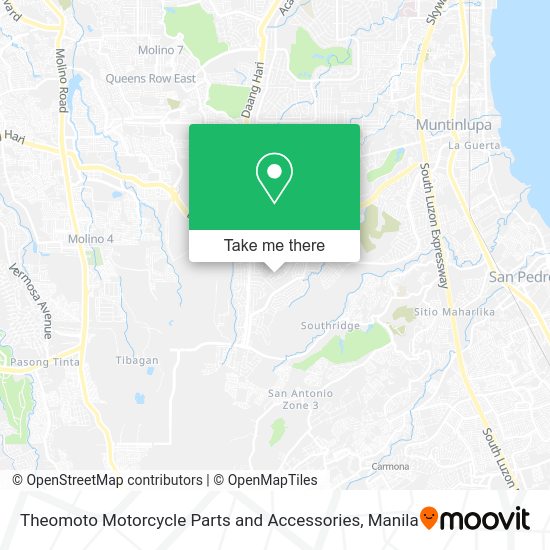 Theomoto Motorcycle Parts and Accessories map