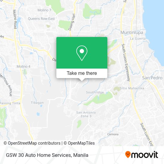 GSW 30 Auto Home Services map