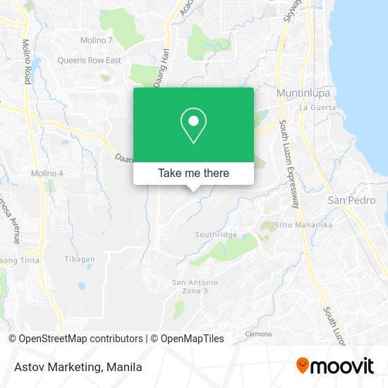 Astov Marketing map