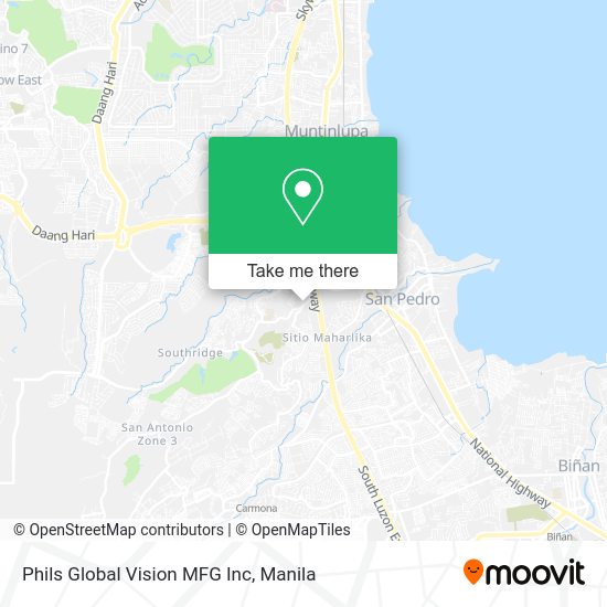 Phils Global Vision MFG Inc map