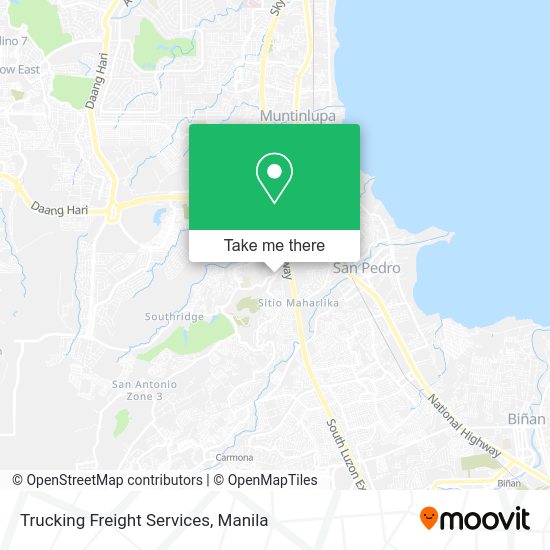 Trucking Freight Services map