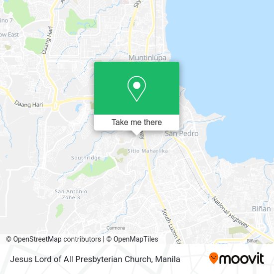 Jesus Lord of All Presbyterian Church map