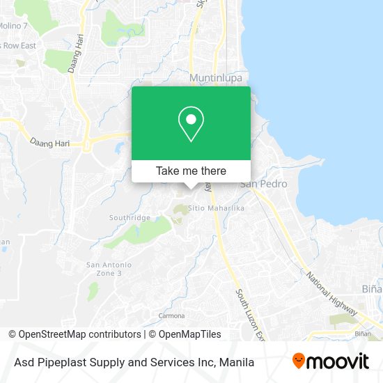 Asd Pipeplast Supply and Services Inc map