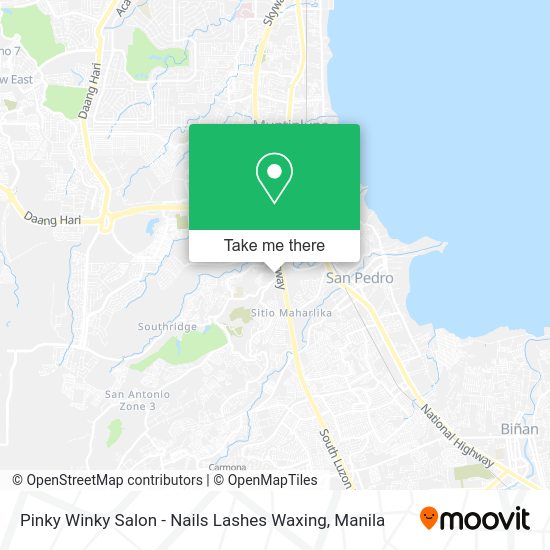 Pinky Winky Salon - Nails Lashes Waxing map