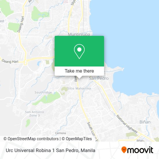 Urc Universal Robina 1 San Pedro map