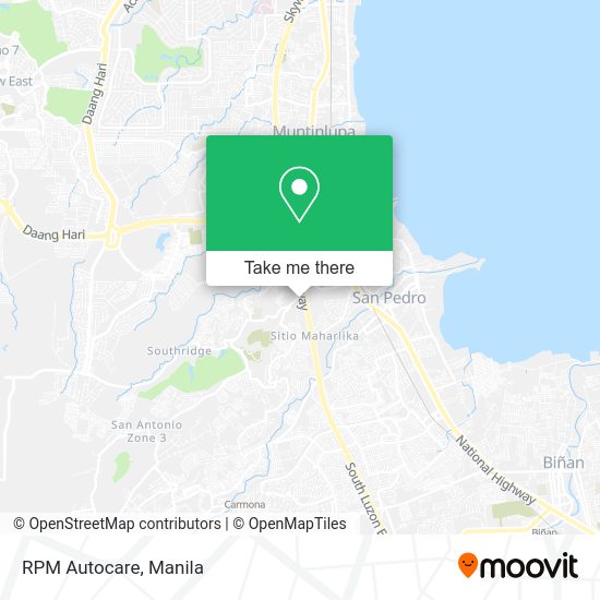 RPM Autocare map