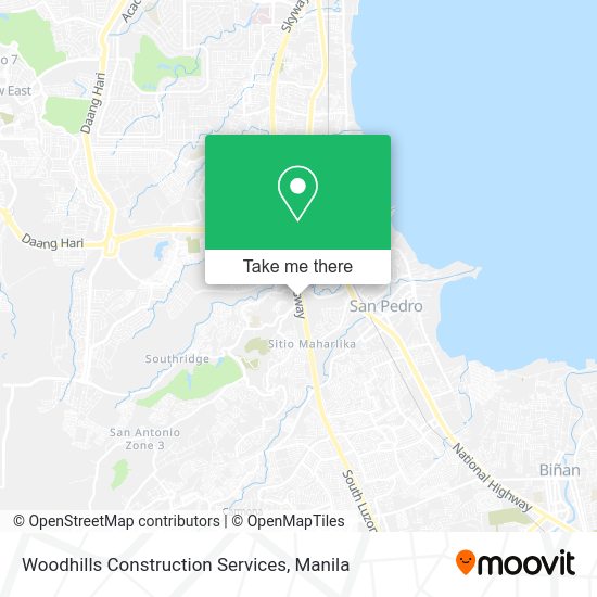 Woodhills Construction Services map