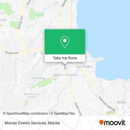 Monas Events Services map