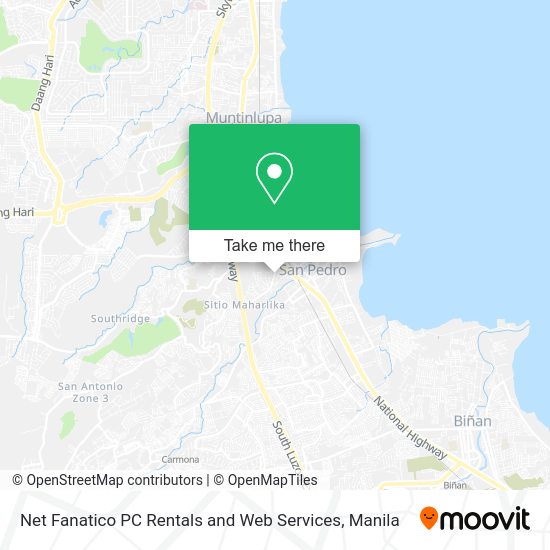 Net Fanatico PC Rentals and Web Services map