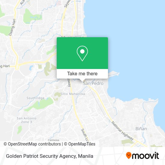 Golden Patriot Security Agency map