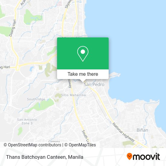 Thans Batchoyan Canteen map