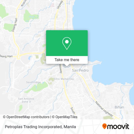 Petroplas Trading Incorporated map