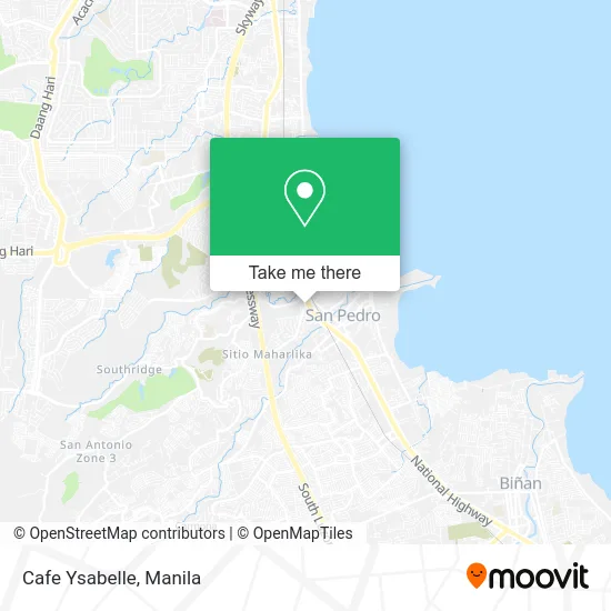 Cafe Ysabelle map