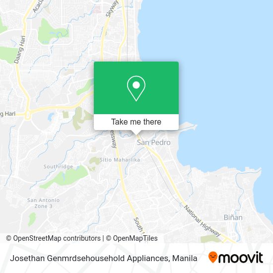 Josethan Genmrdsehousehold Appliances map