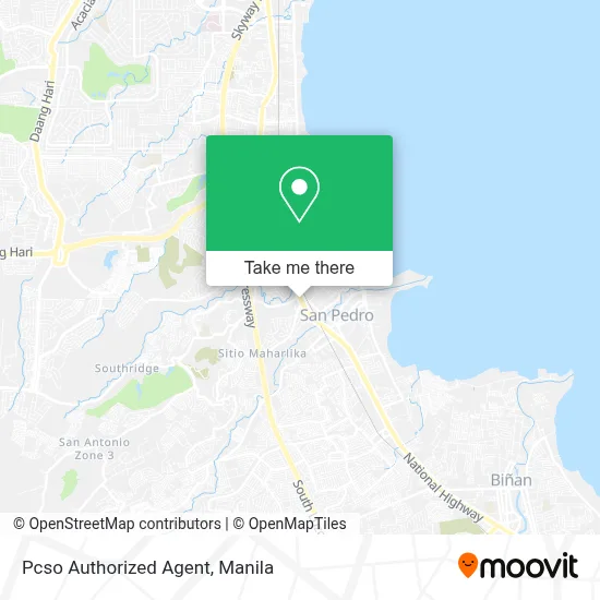 Pcso Authorized Agent map