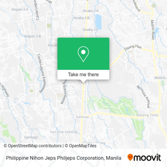 Philippine Nihon Jeps Philjeps Corporation map