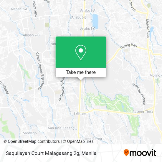 Saquilayan Court Malagasang 2g map