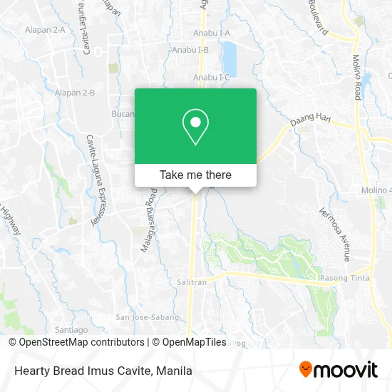 Hearty Bread Imus Cavite map