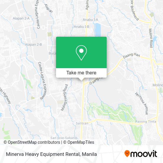 Minerva Heavy Equipment Rental map