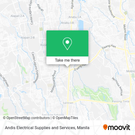 Andis Electrical Supplies and Services map