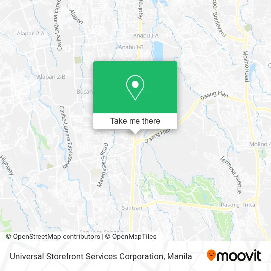 Universal Storefront Services Corporation map