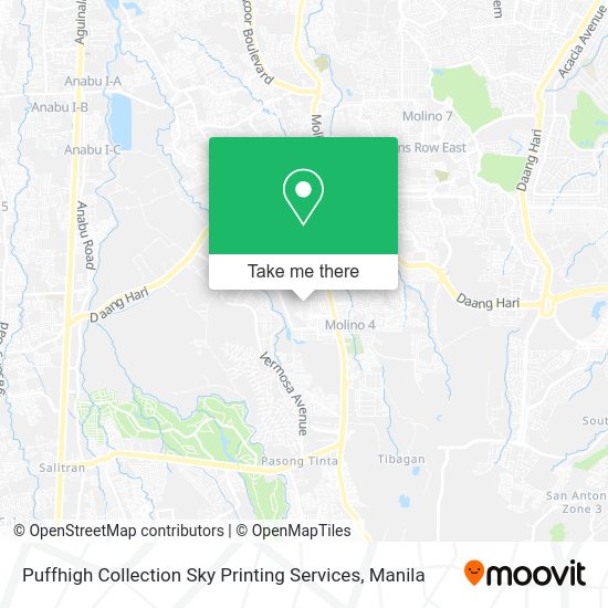 Puffhigh Collection Sky Printing Services map