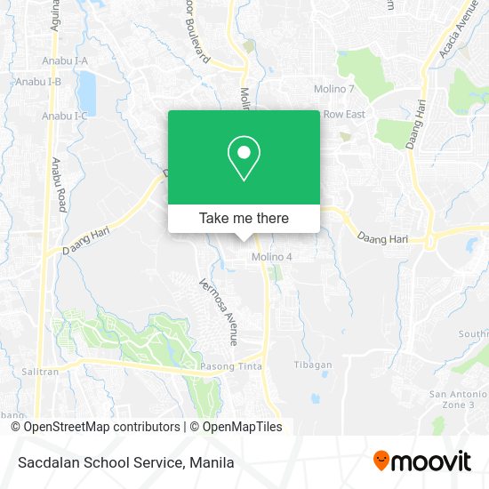 Sacdalan School Service map
