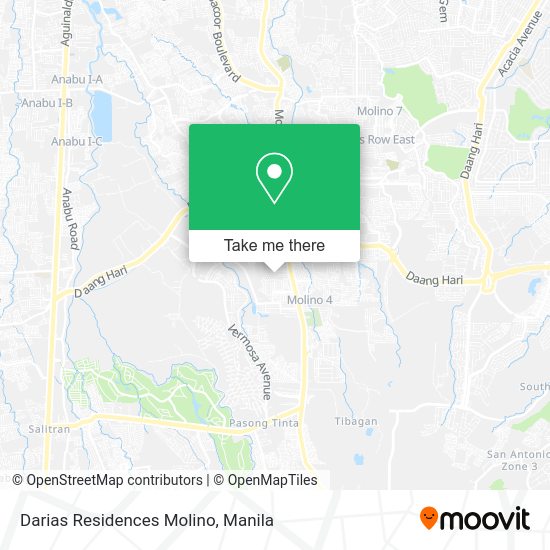 Darias Residences Molino map
