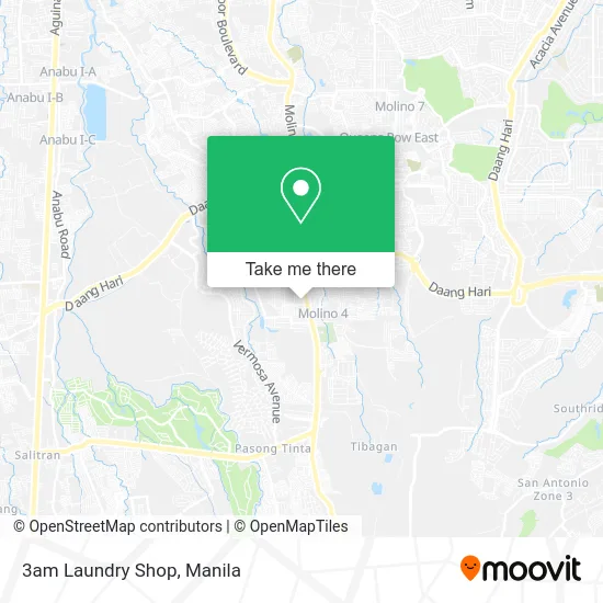 3am Laundry Shop map
