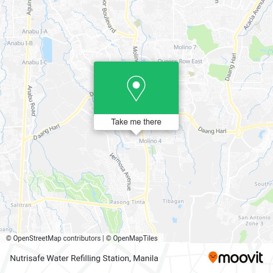 Nutrisafe Water Refilling Station map