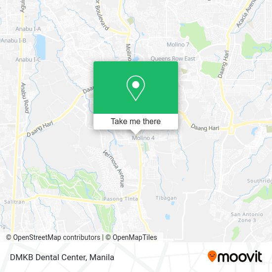 DMKB Dental Center map