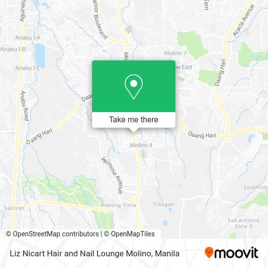 Liz Nicart Hair and Nail Lounge Molino map