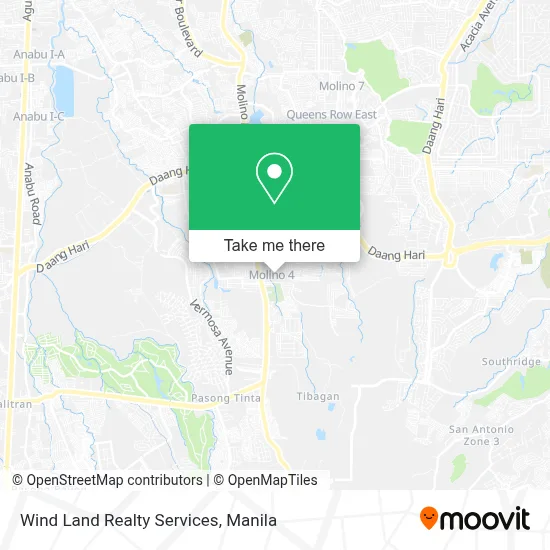 Wind Land Realty Services map