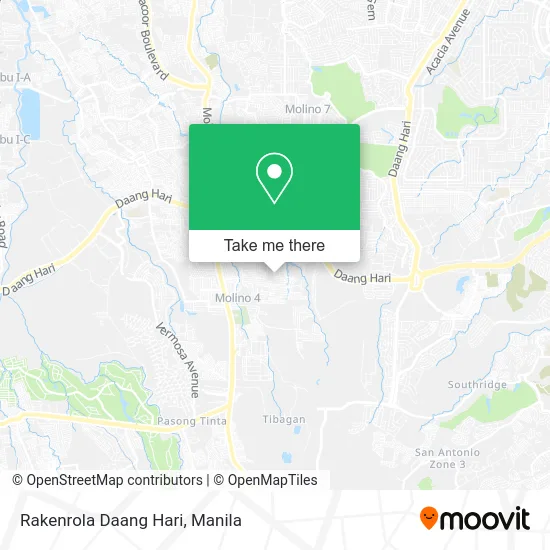 Rakenrola Daang Hari map