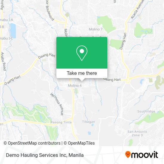 Demo Hauling Services Inc map